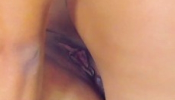 Fucking her tight anus until the creampie pours out of it Gif