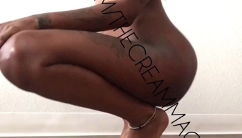 Thecreammachine Black Hot Babe Riding Dildo Onlyfans Leaked Video