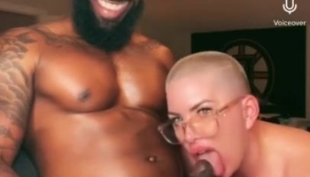 TikTok porn featuring a black guy that cannot stop fucking white pussies