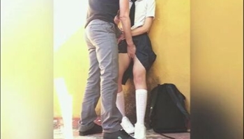 Mexican schoolgirl gets fingered before enjoying a hard cock in her sweet slit