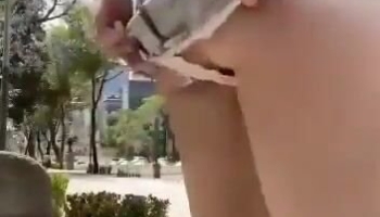 Gorgeous Blonde Change Her Panties In Public Place Cam Video Leaked