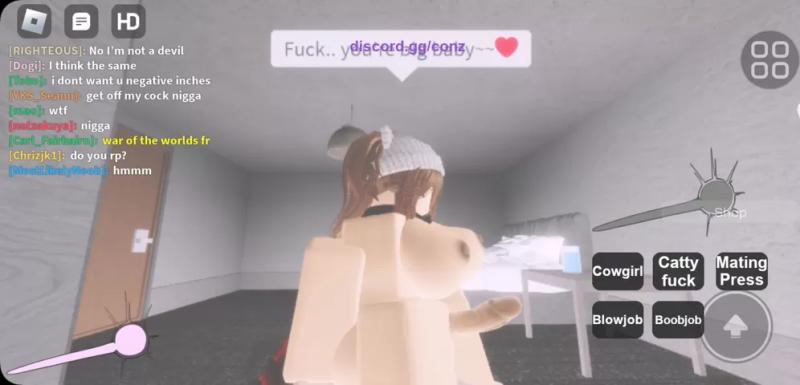 Having sex in roblox with my darling♡︎♡︎♡︎ (sadly the server was taken down)