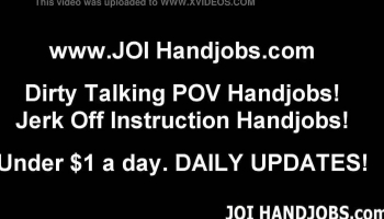HD videos of handjob and cumming under femdom