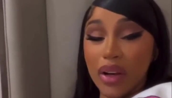 Cardi B Hot Celebrity Chatting To Her Fans Video