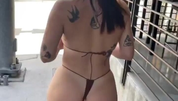 Kiley Lynn With Big Natural Tits Walking in Public While Wearing Bikini Onlyfans Video
