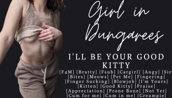 Sexy girl is talking about submissiveness while acting as a cat girl in an ASMR