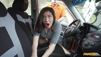 Chubby Babe Tricked And Dicked By Her Driving Instructor