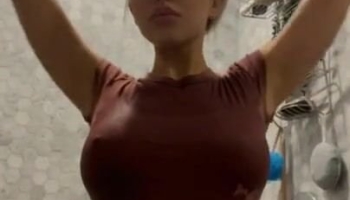 Abby Rao Nip Slip Shower Leaked Onlyfans Porn Video