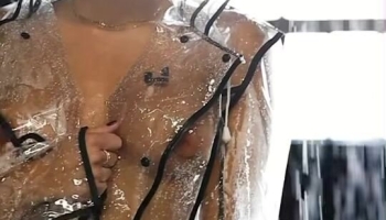 Brittney Palmer Gets Exposed Her Nipples and Ass in See Through Costume Video