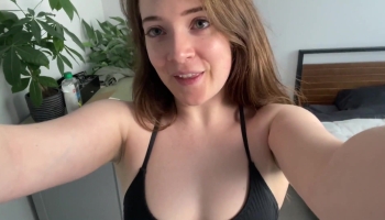 PAWG redhead Renee Winter teasing you by putting on different swimsuits