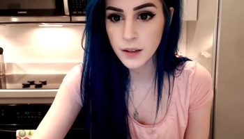 Kati3Kat Puts Rubbing Shaved Pussy With A Vibrator And Fingering Till Orgasm Video