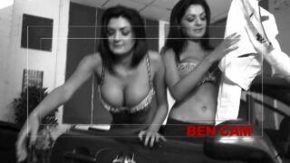 Gonzo style in porn: Ben Dover bangs two dark haired twins in this foursome – Ben Dover – porn studio: Slutty Twin Trouble