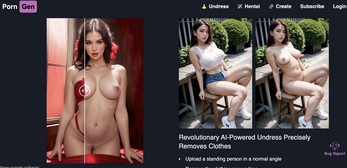 Porn Gen - AI app for undress clothes