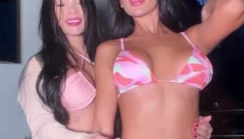 Malejandraq and her Naughty Friend Showing Their Hot Figure in Bikini Onlyfans Video