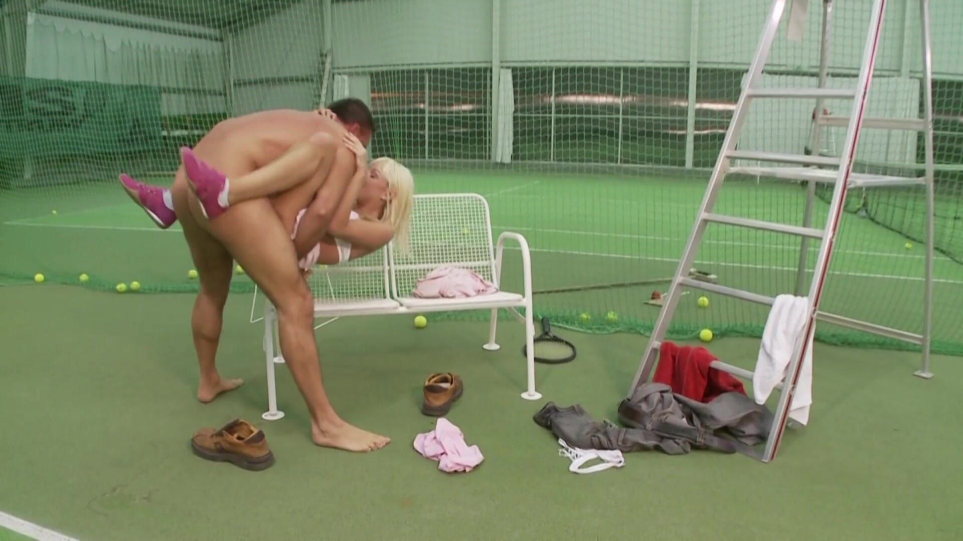 Amateur girls fuck in all holes: CUTE CHICKS. Pretty horny blonde getting her ass fucked on the tennis court by her coach –  – SEXUAL SIN