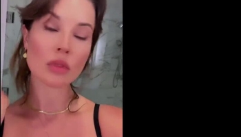 Amanda Cerny See through bra & panties Video