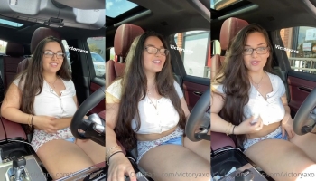 Victoryaxo Getting Horny At Driver-in And Tease Up
