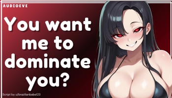 AudioEve dominates your boy toy and makes him call her “mommy” for a kinky femdom session