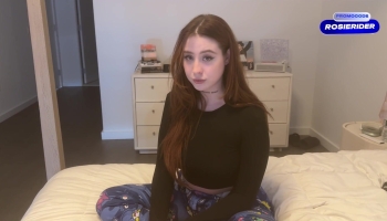 Rosie rider begs for creampie before class, best sexive ever with my stepsis