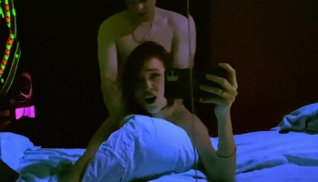 Sanora’s tight anal creampie won’t stop our stepbrother from pounding her hard & dripping with cum