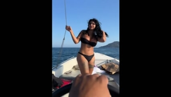 Beautiful Tattooed Indian Slut Gets Fucked On A Boat