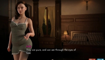 The Genesis Order Curvy cutie showing her appealing physique in a porn game