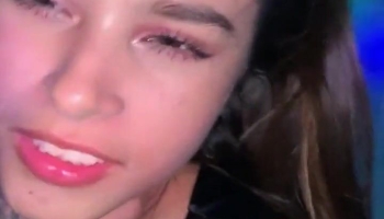 A hot girl is having sex in the VIP club, getting fucked hard