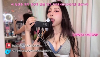 LonikaMeow’s ASMR LICK video with 3Dio ear licking and ahegao kisses