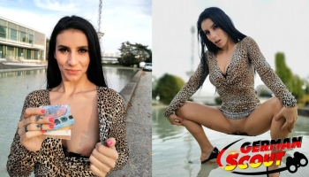 Sperma schlucken beim Sex Casting