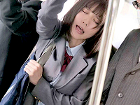 吉野篤史　大勢の人がいる満員電車内で制服JKが自身を触ってくる痴漢男性の手に快感を覚えてしまいやがて自ら求めてしまう禁断のドキドキH 小倉七海 SENZURI TUBE  女性のための無料アダルト動画