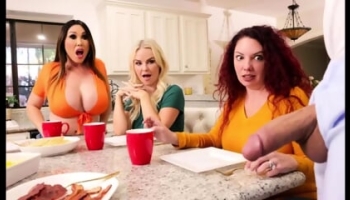 Lucky Guy Fucks Horny MILFs